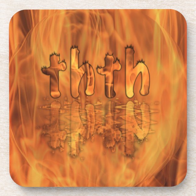 OMG! thth Drink Coaster (Front)