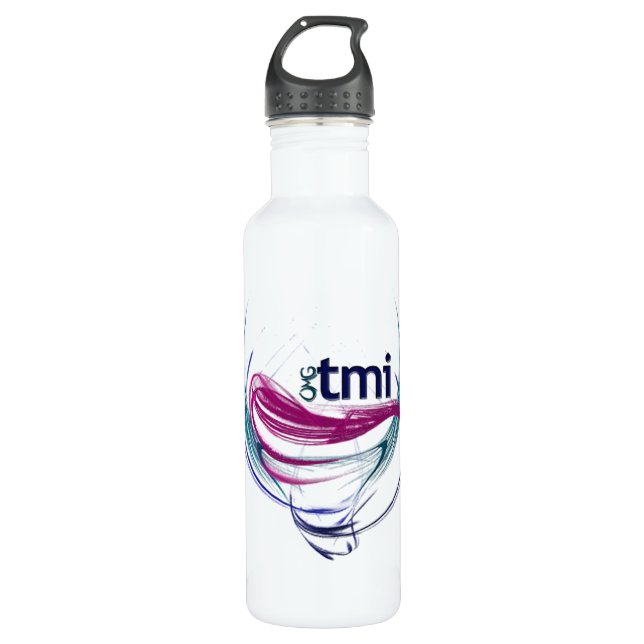 OMG! tmi Stainless Steel Water Bottle (Front)