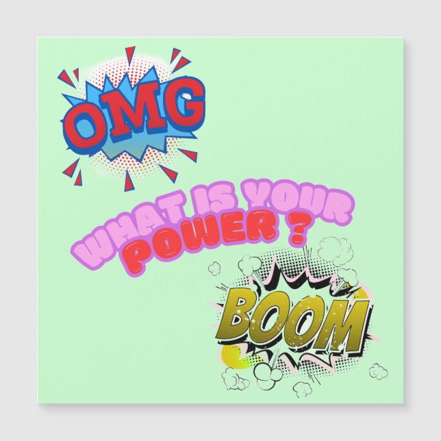 OMG,What Is Your Power ? (Front)