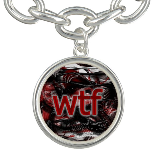 OMG! wtf Charm Bracelet (Design)