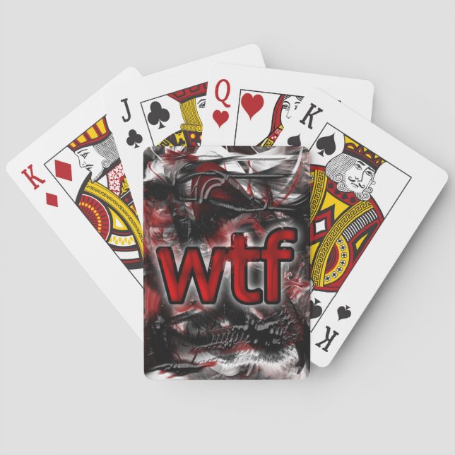 OMG! wtf Poker Cards (Back)