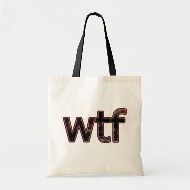 OMG! wtf Tote Bag (Front)