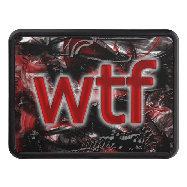 OMG! wtf Tow Hitch Cover (Front)