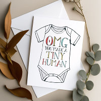 OMG You Made A Tiny Human Card
