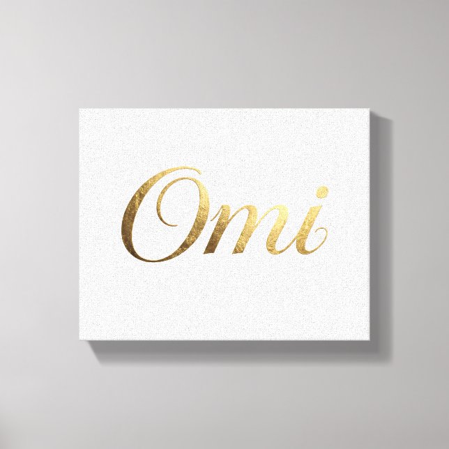 Omi Canvas Wall Art Grandma  (Front)