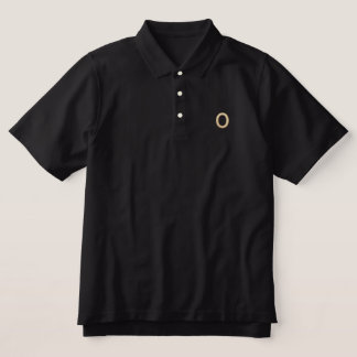 Omicron/DIY greek alphas/fraternity alphabets Embroidered Polo Shirt