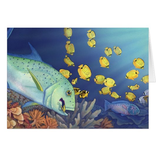 Omilu (Bluefin Trevally) Cards (Front Horizontal)