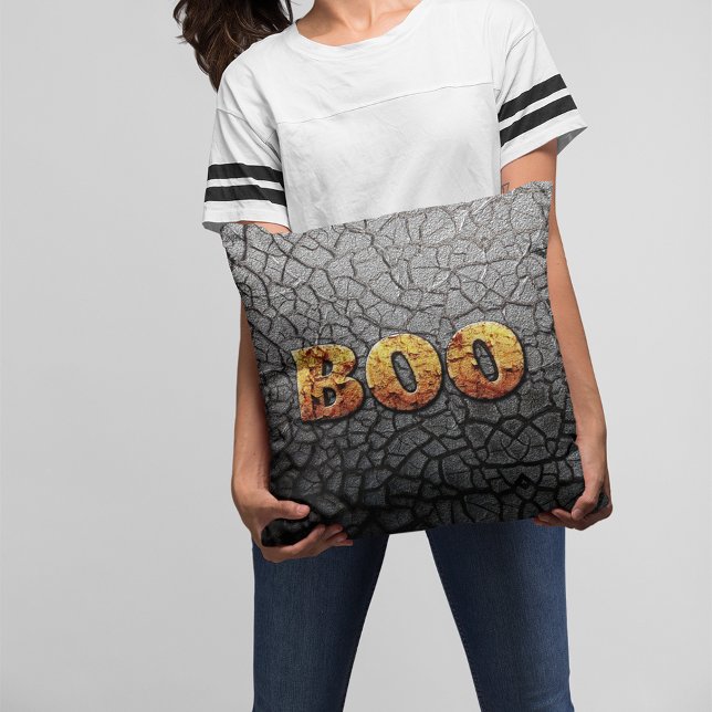 Ominous Halloween Throw Pillow (Creator Uploaded)
