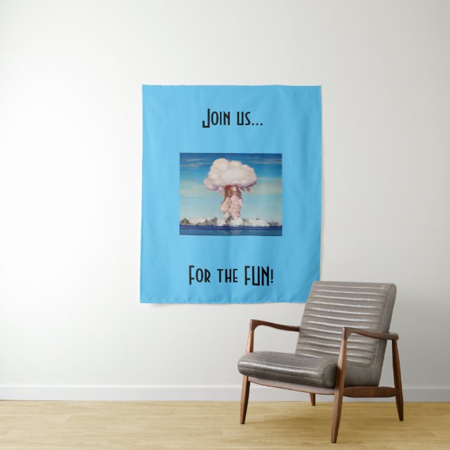 Ominous Nuke Tapestry (In Situ)