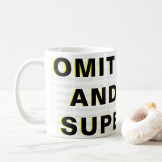 OMIT FACT$ AND FEEL SUPERIOR! COFFEE MUG