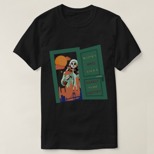 OMITB Only Murders In The Building Women Who Knock T-Shirt (Design Front)