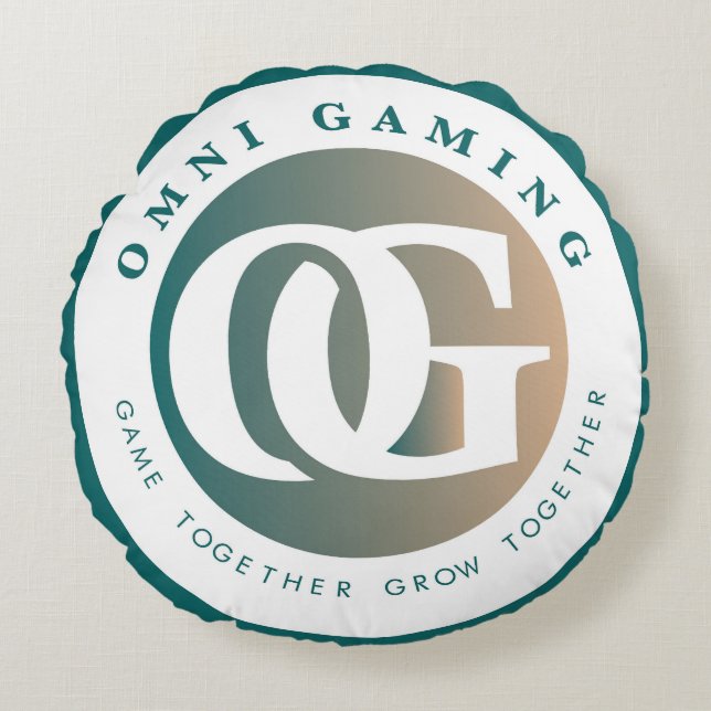Omni Gaming Round Pillow (Front)
