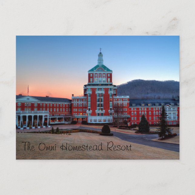 Omni Homestead Resort Postcard (Front)