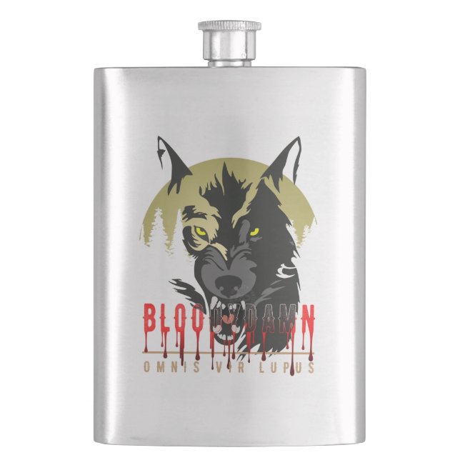 Omnis vir Lupus | Classic Flask (Front)