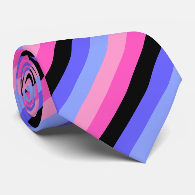 Omnisexual Colors Krawatte Neck Tie (Rolled)