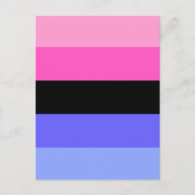 Omnisexual Pride Flag Postcard (Front)