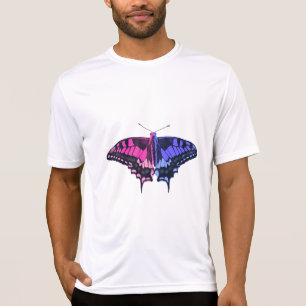 Omnisexual Pride Flag Swallowtail Butterfly T-Shirt