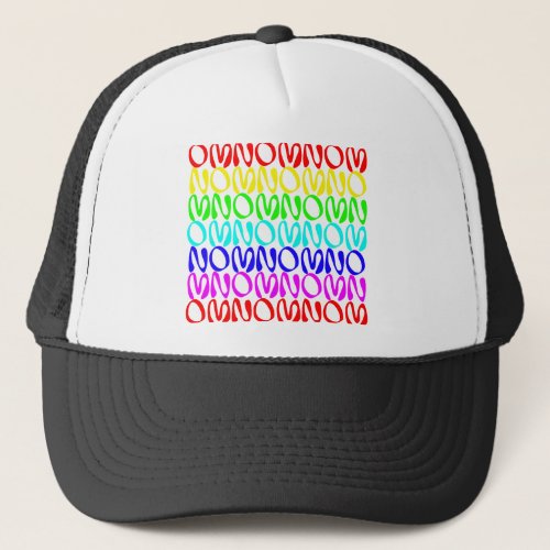 OMNOMNOMNOM 4 Rainbow 2 Trucker Hat