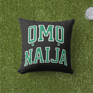 Omo-Naija — Nigerian Heritage Outdoor Pillow