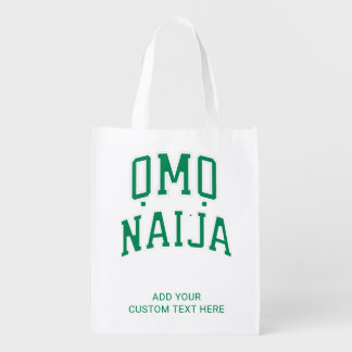 Omo-Naija — Personalized Nigerian Heritage Grocery Bag
