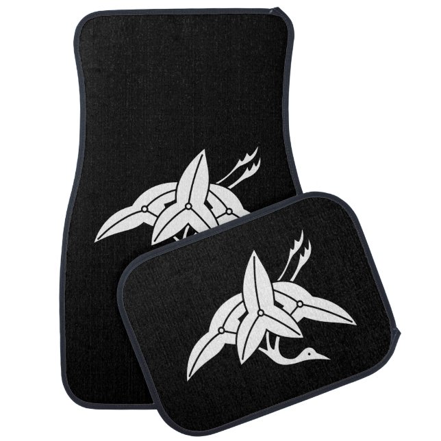 Omodaka Crane Car Mat (Set)