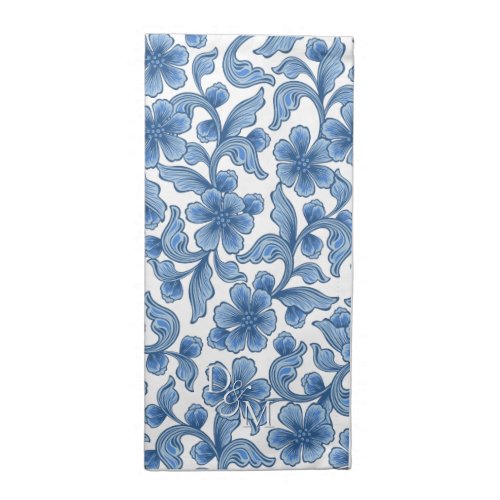 Omphalodes Blue Floral   Cloth Napkin