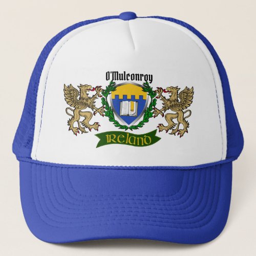 OMulconroyConroy Irish Shield wGriffins Trucker Hat