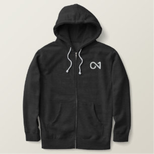 ON1 Embroidered Logo Zip Up Hoodie