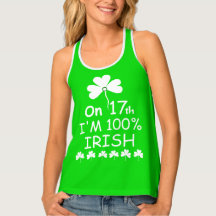 'On 17th I'm 100% Irish'