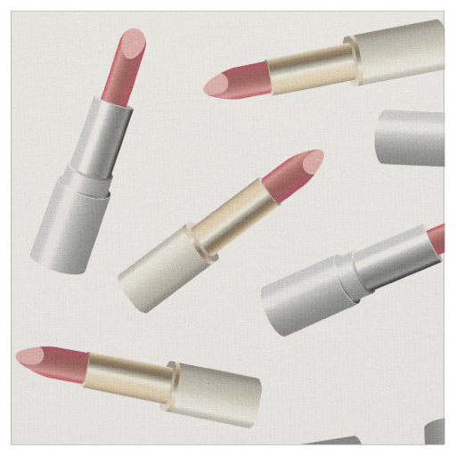 "On a Bad Day, There's Always Lipstick" Fabric