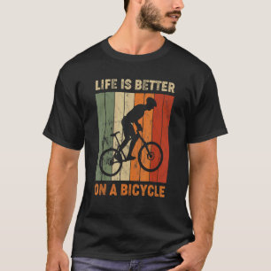 on a bicycle cycling bike 3 T-Shirt