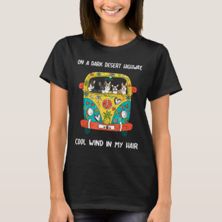 On A Dark Desert Highway Cool Wind In My Hair Corg T-Shirt