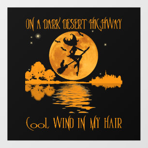 On A Dark Desert Highway witch Floor Decals