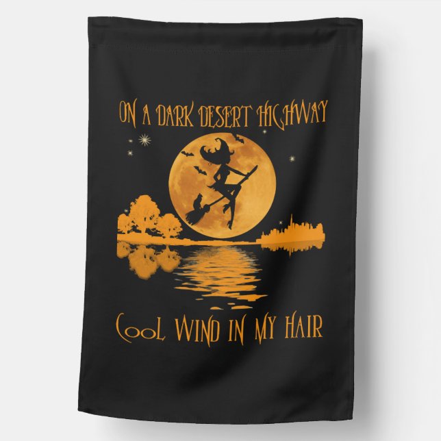 On A Dark Desert Highway witch House Flag (Front)
