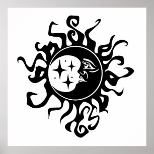 On a Dark Moon Night Poster