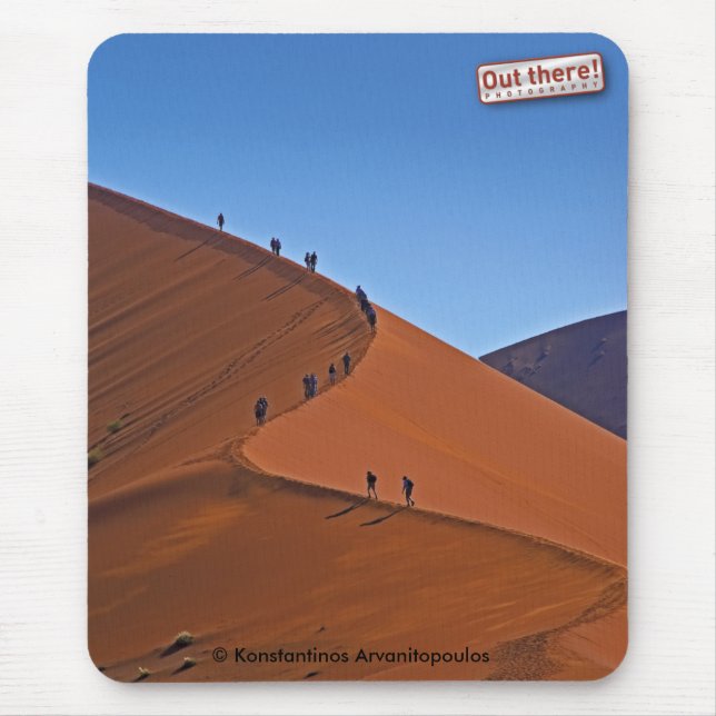 On a giant sand dune mouse pad (Front)