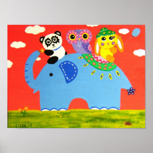 On A Giant's Back Poster