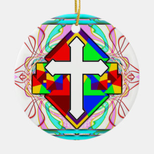 "On a Grail Quest" Ceramic Ornament