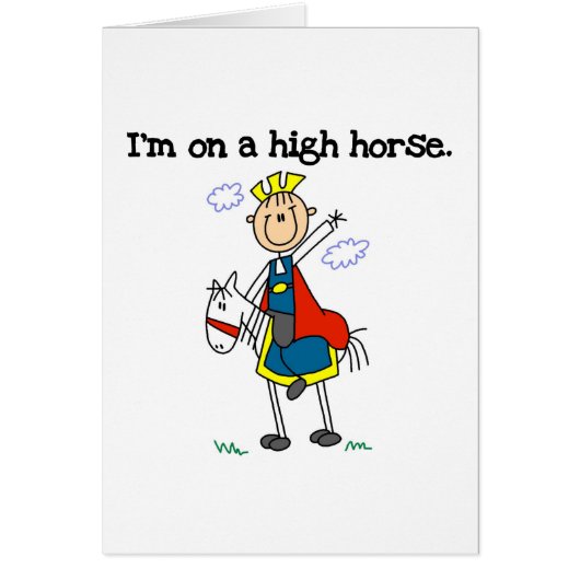 On a High Horse (Front)