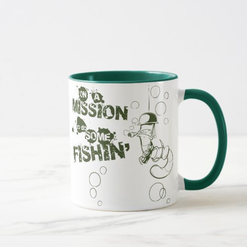 On a Mission To Do Some Fishin Mug