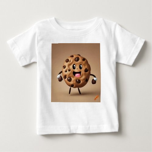 On a Roll A Chip Cookie on the Run Baby T_Shirt