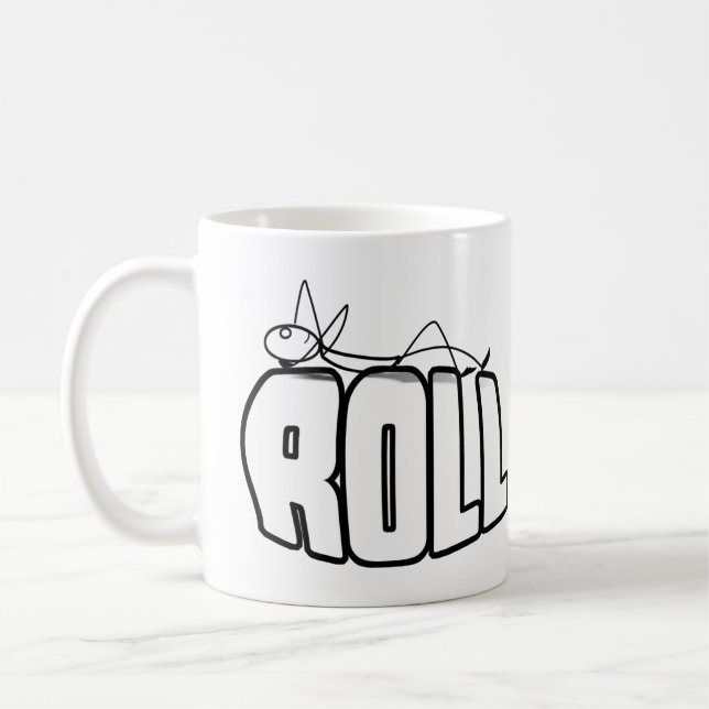 On a Roll Coffee Mug (Left)
