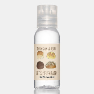 On a Roll Congratulations Celebration Dinner Rolls Hand Sanitizer