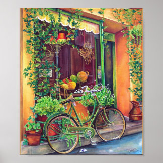 On A Street In Saint Remy Poster