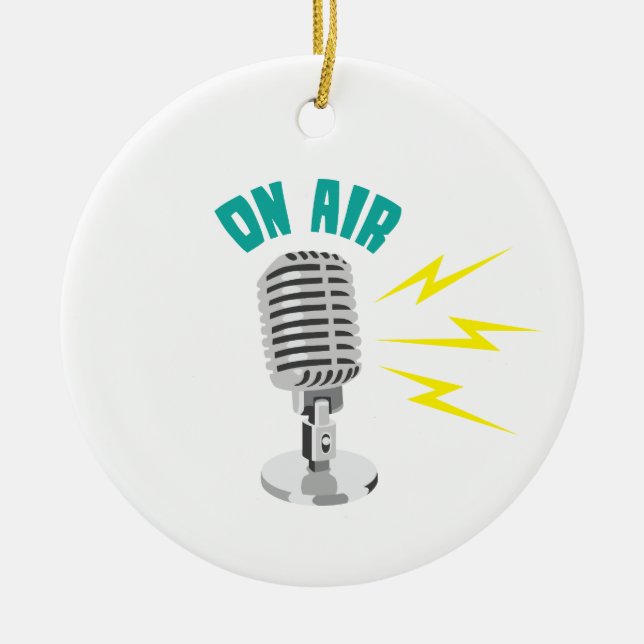 On Air Ceramic Ornament (Front)