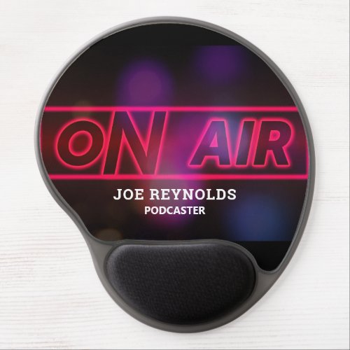 On Air Podcaster Podcast Gel Mouse Pad