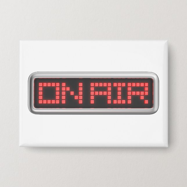 ON AIR studio sign Button (Front)