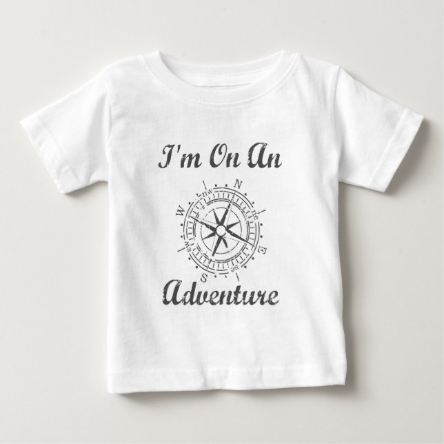 on an adventure baby T-Shirt (Front)