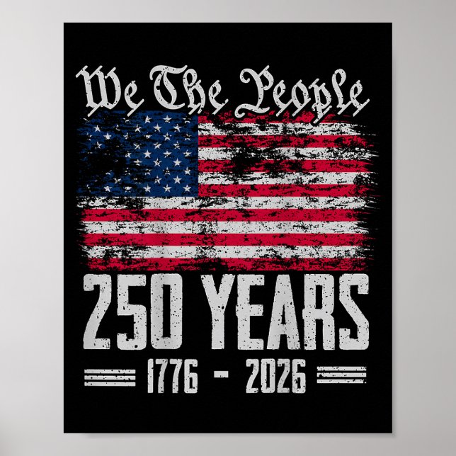 (on back) 250 years american 250th anniversary us  poster (Front)