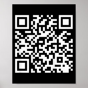 (on Back) Funny Qr Do I Look Like I Give A Fck Cod Poster